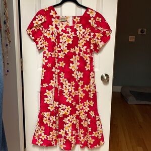 Royal Creations Dress Hawaiian Floral Tropical Aloha Floral Dress Made in Hawaii